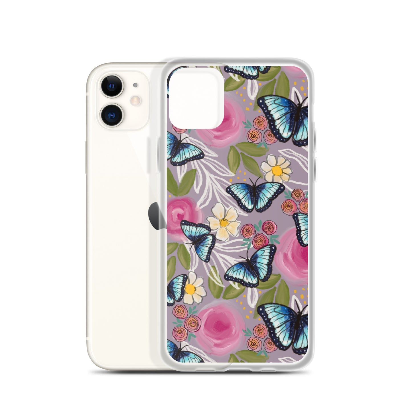 Butterfly Clear Case for iPhone®