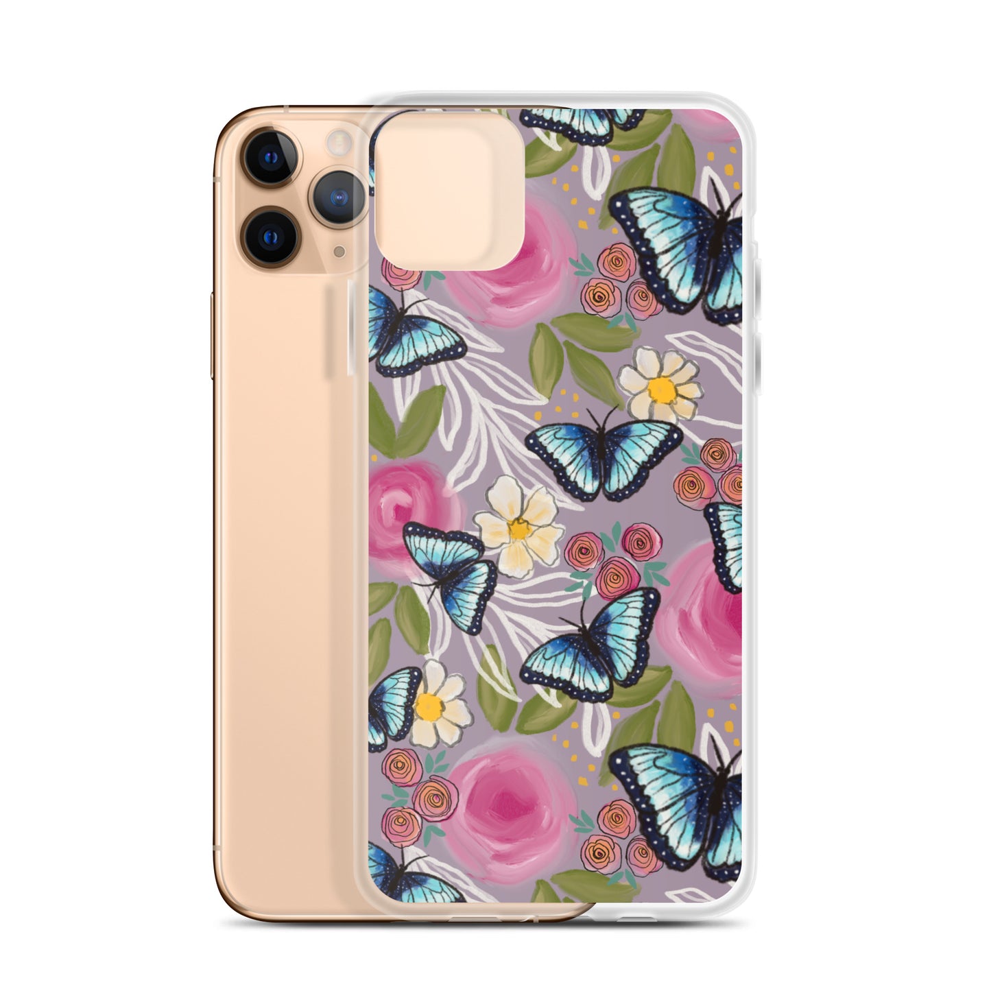 Butterfly Clear Case for iPhone®