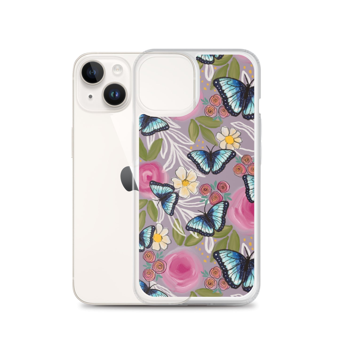 Butterfly Clear Case for iPhone®
