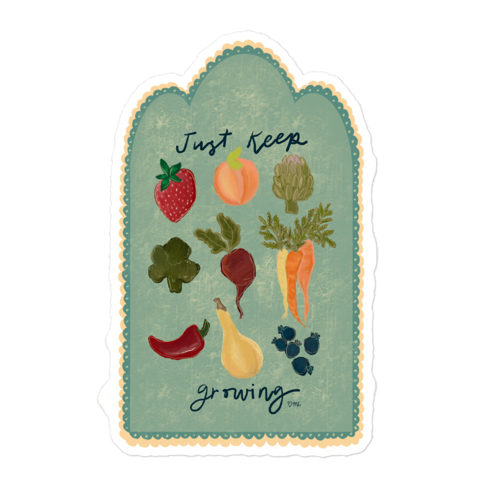 Keep Growing Bubble-free sticker
