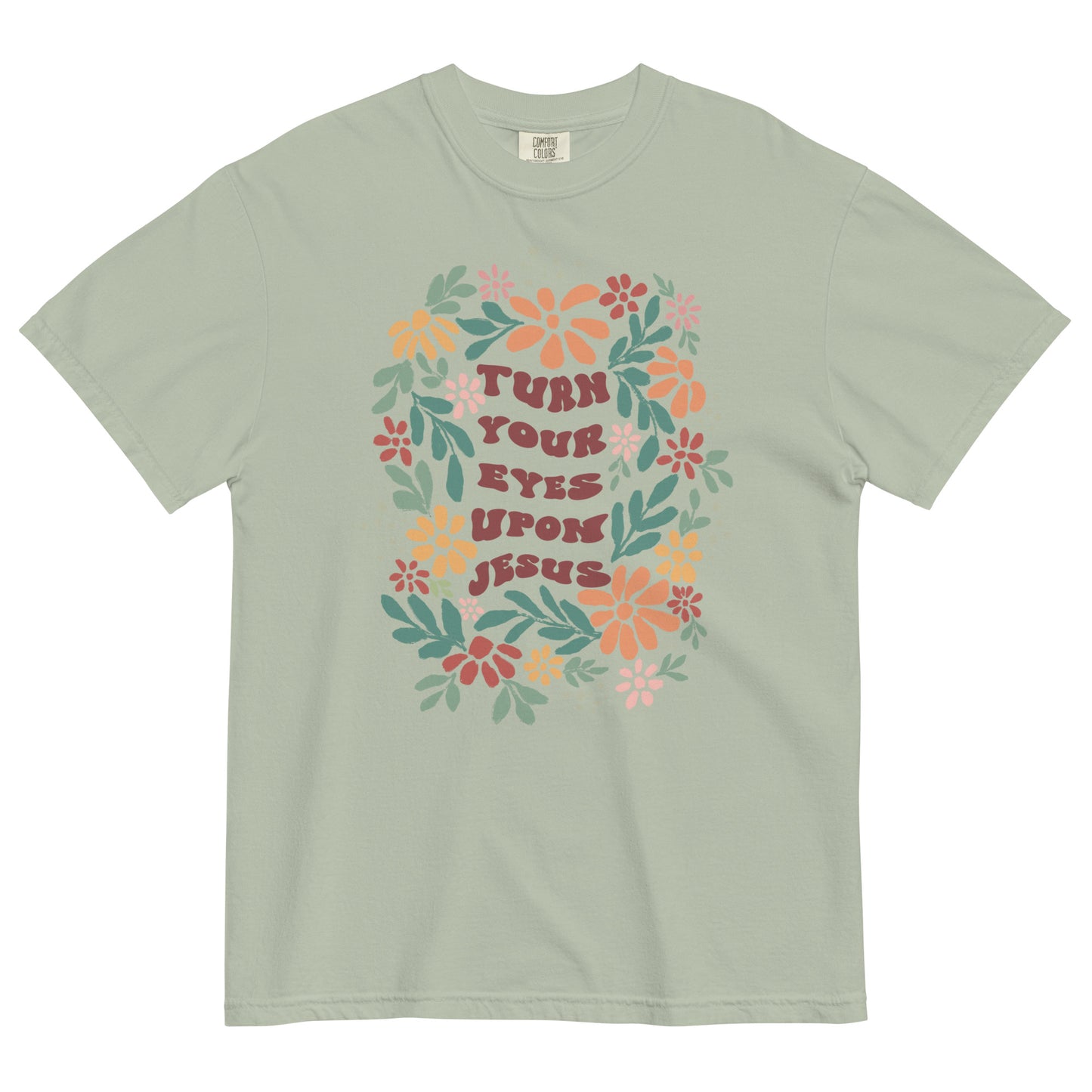 Turn your eyes upon Jesus tee Unisex garment-dyed heavyweight t-shirt