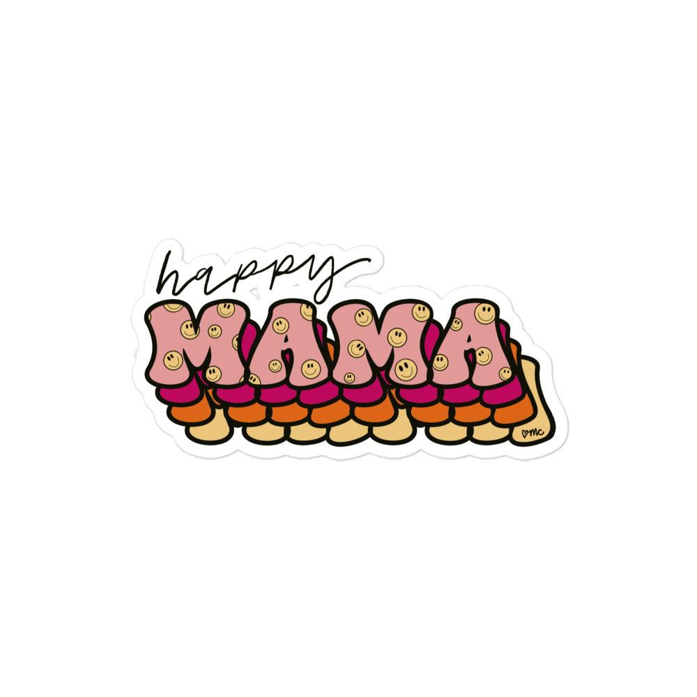 Happy Mama Bubble-free stickers