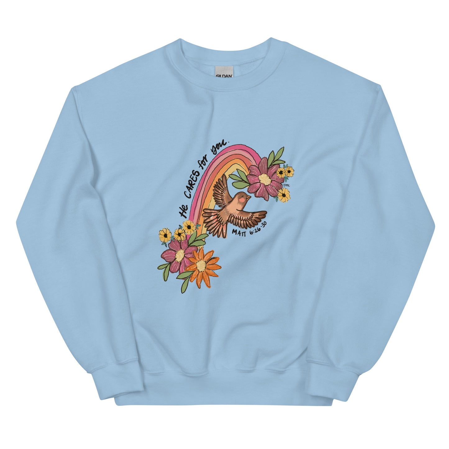 He Cares Sweatshirt