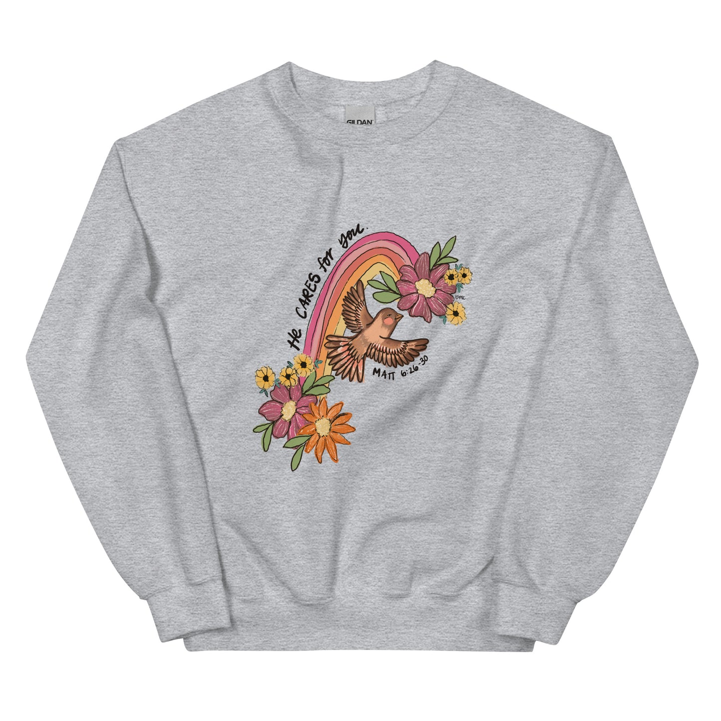 He Cares Sweatshirt