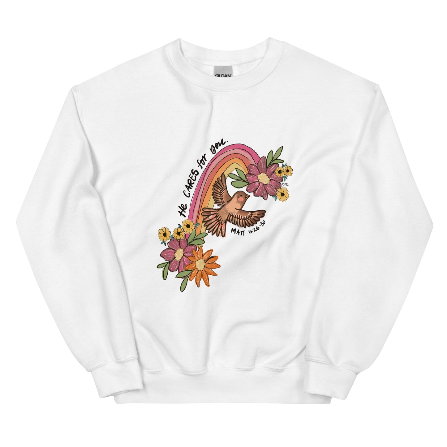 He Cares Sweatshirt