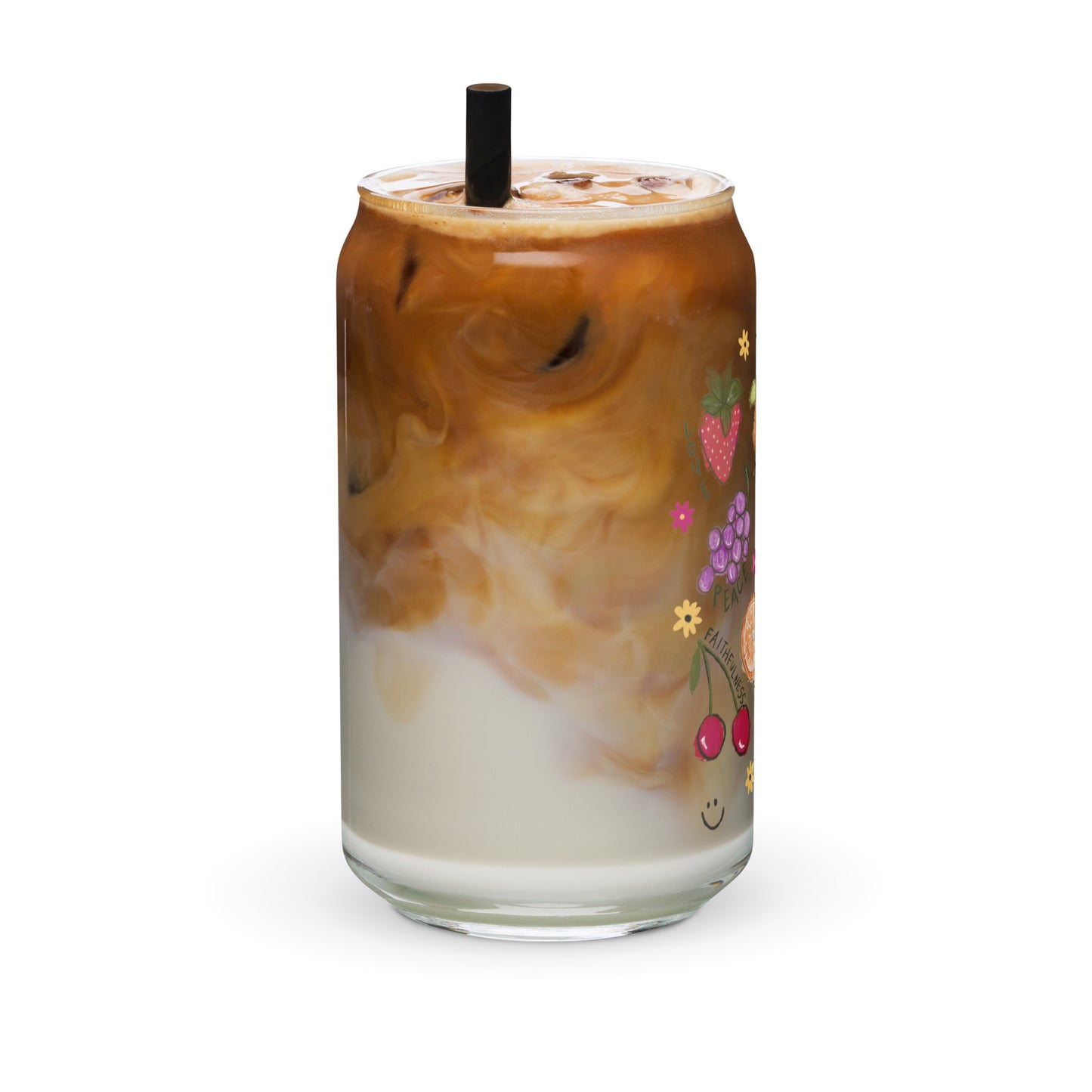 Fruit of the spirit Can-shaped glass