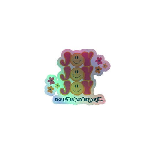 Joy Holographic stickers