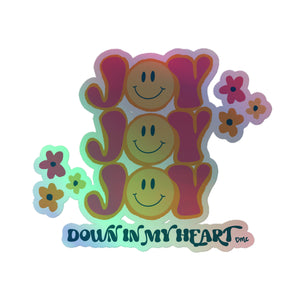 Joy Holographic stickers