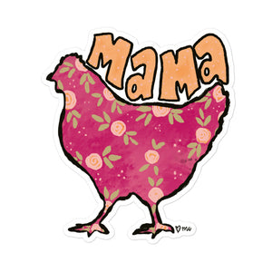 Mama hen Bubble-free sticker