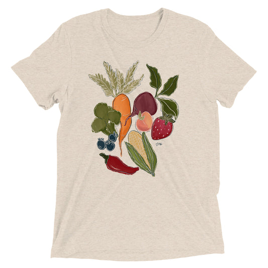 Garden fruit and veggie Short sleeve t-shirt