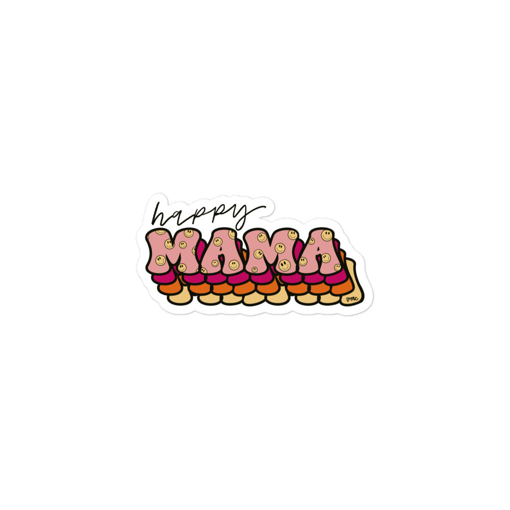 Happy Mama Bubble-free stickers