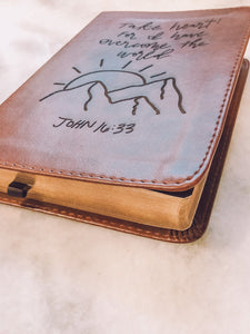 Take Heart Engraved Compact Bible