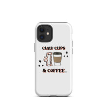Load image into Gallery viewer, Claw clips and coffee Tough iPhone case
