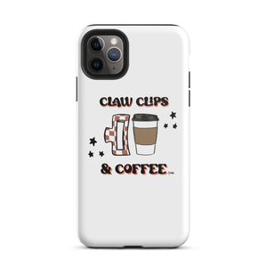 Claw clips and coffee Tough iPhone case