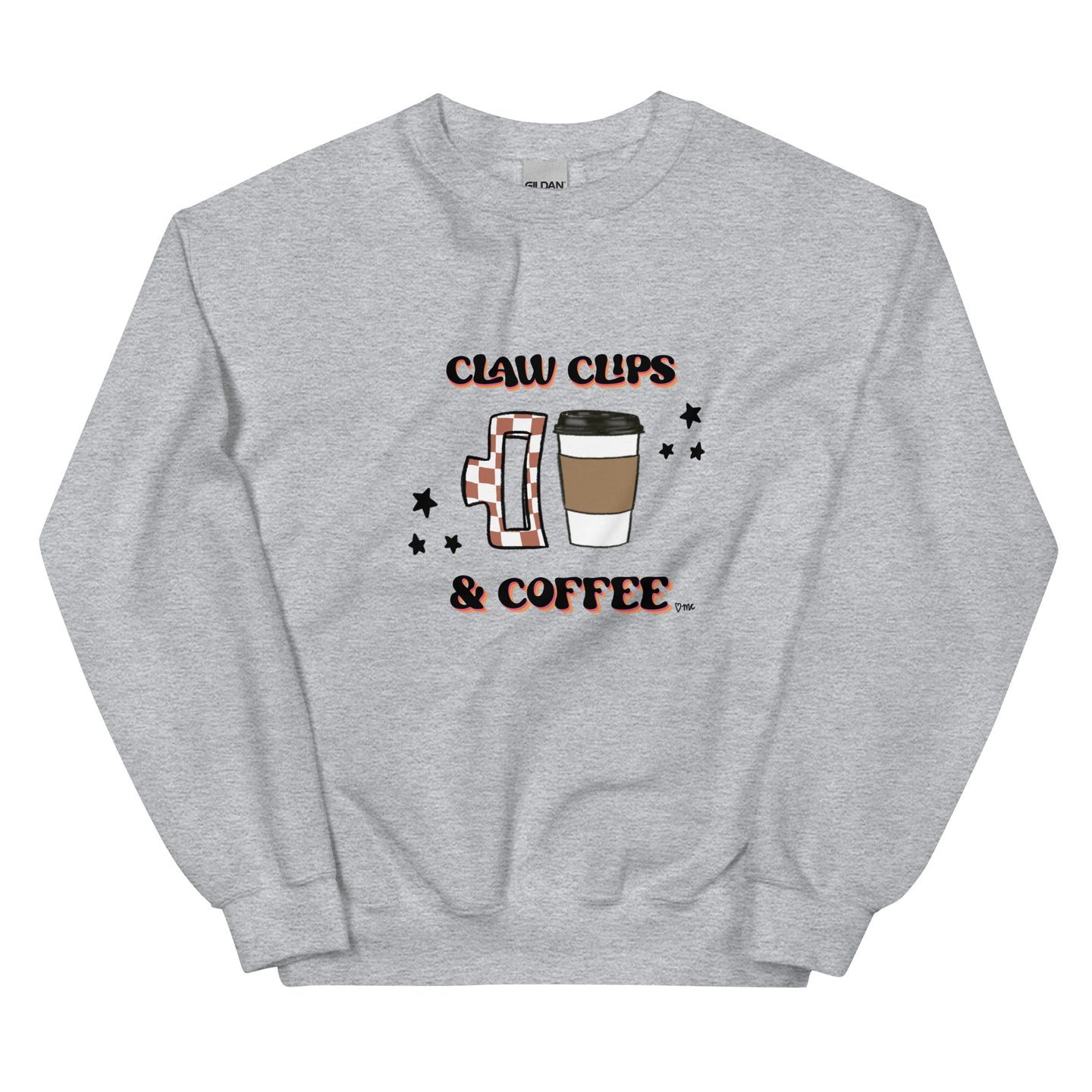Claw clips and coffee Unisex Sweatshirt