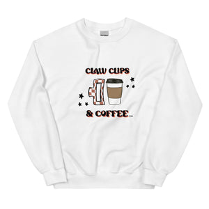 Claw clips and coffee Unisex Sweatshirt