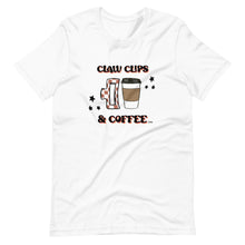 Load image into Gallery viewer, Claw clips and coffee Unisex t-shirt
