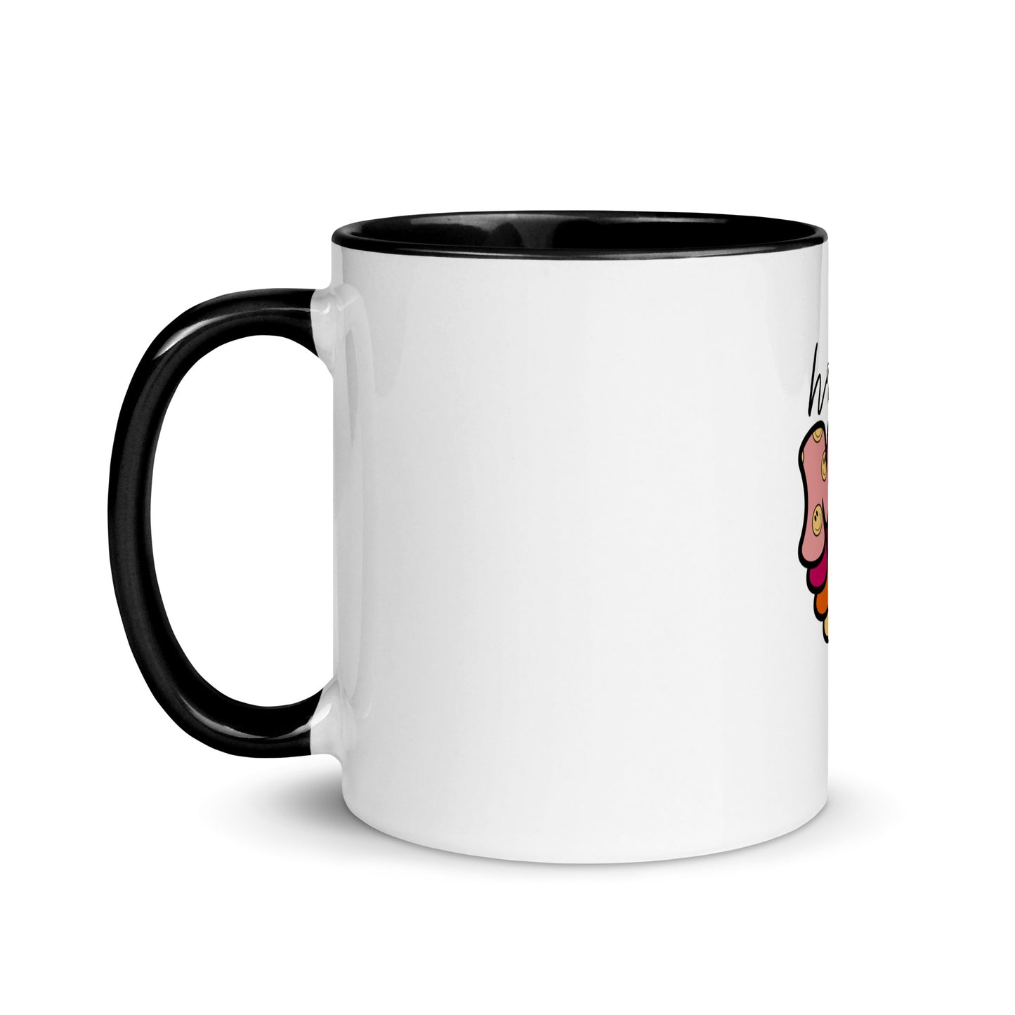 Happy Mama Mug with Color Inside