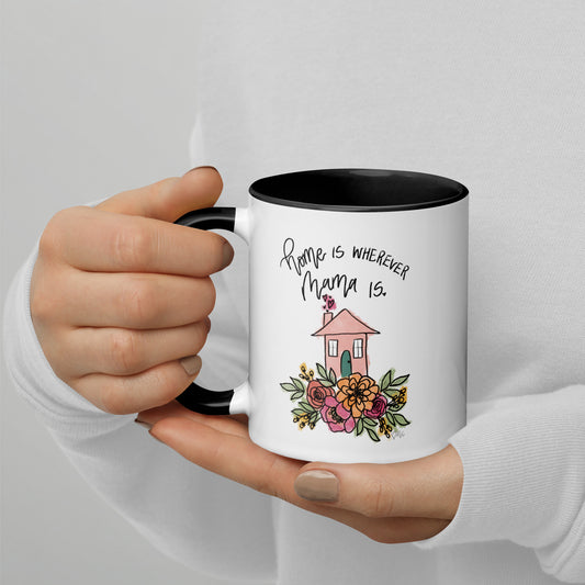 Home is wherever mama is mug