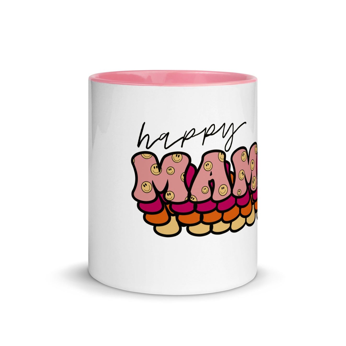 Happy Mama Mug with Color Inside