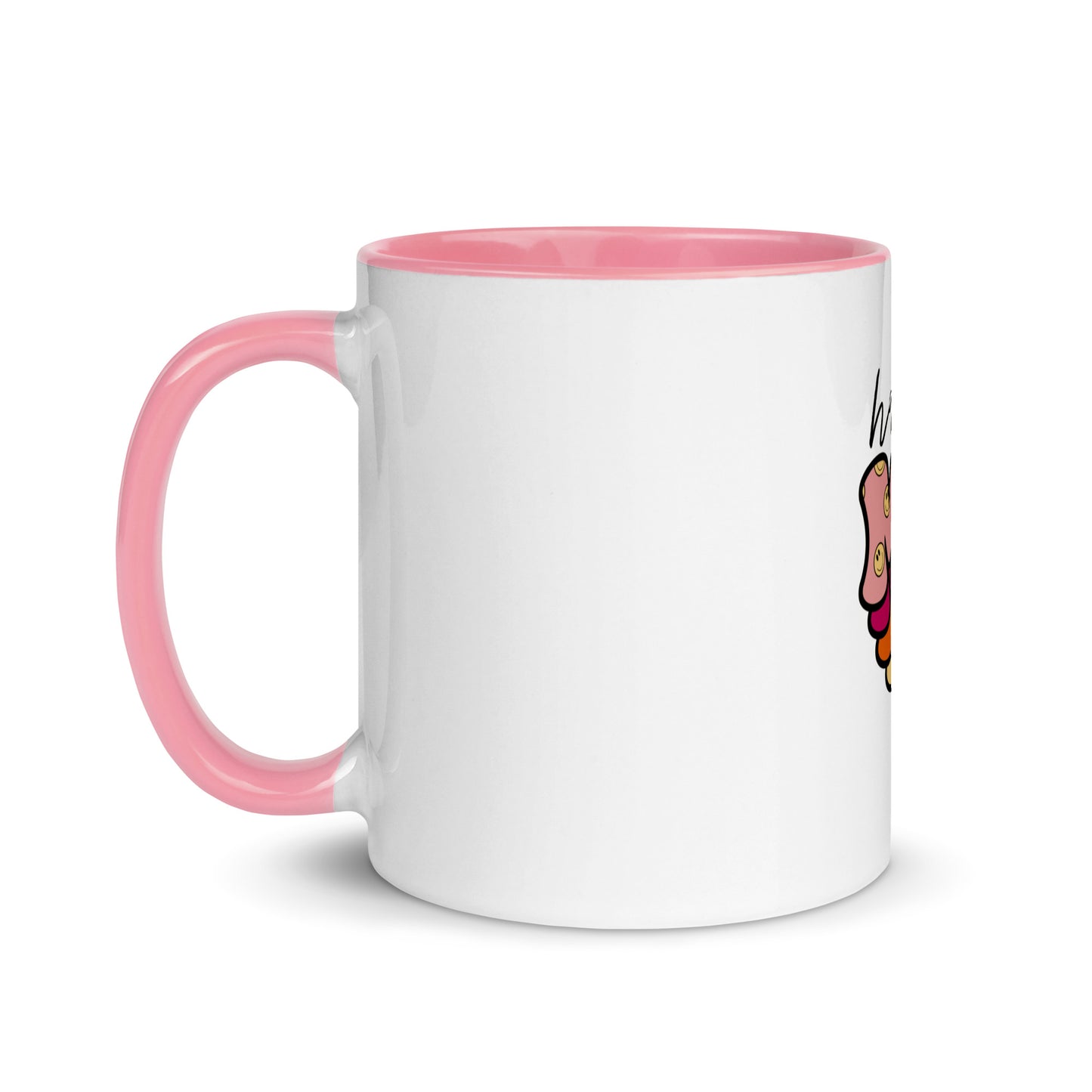 Happy Mama Mug with Color Inside